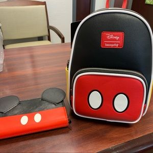 Loungefly Mickey Mouse bag and wallet BNWT